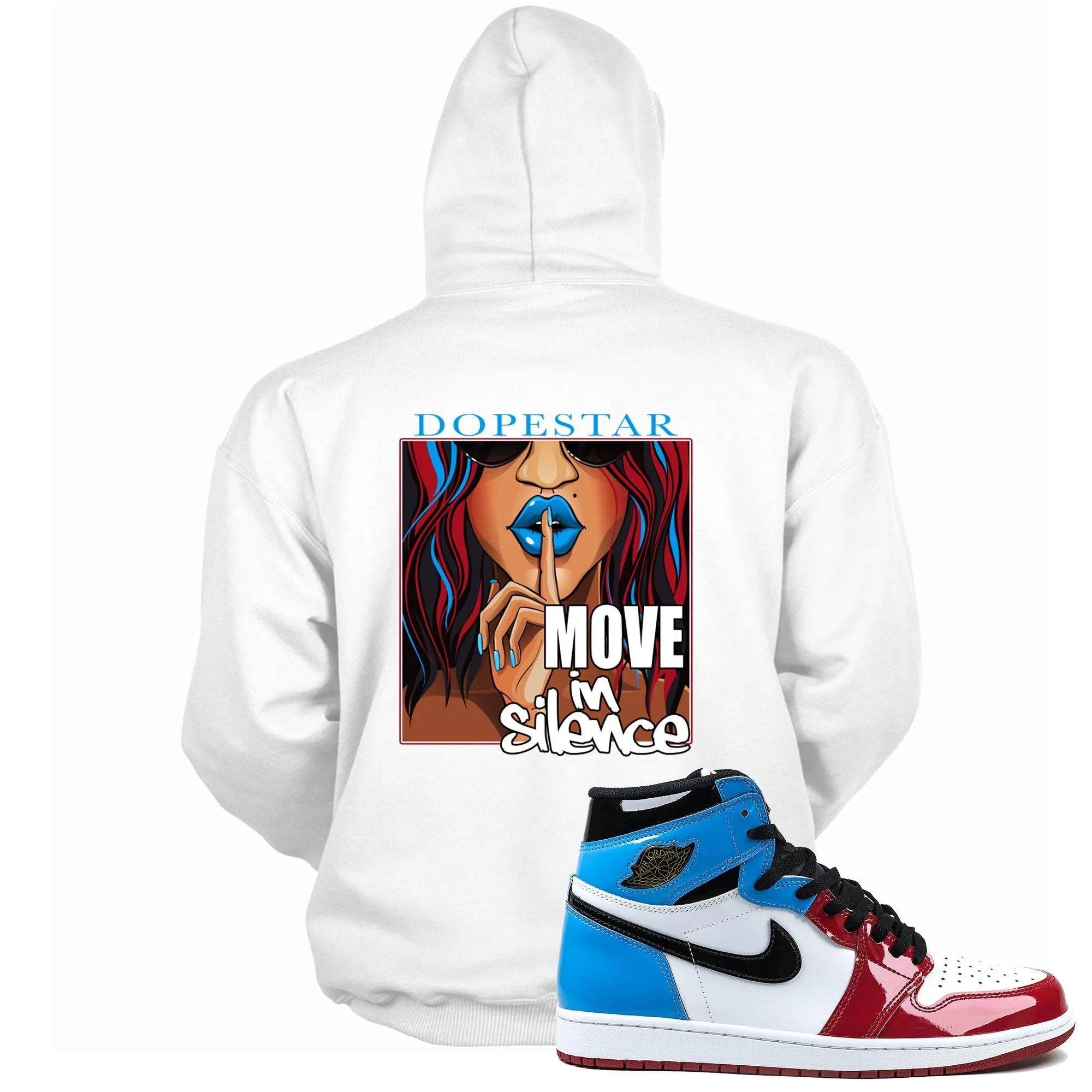 1 High Fearless Hoodie Move In Silence