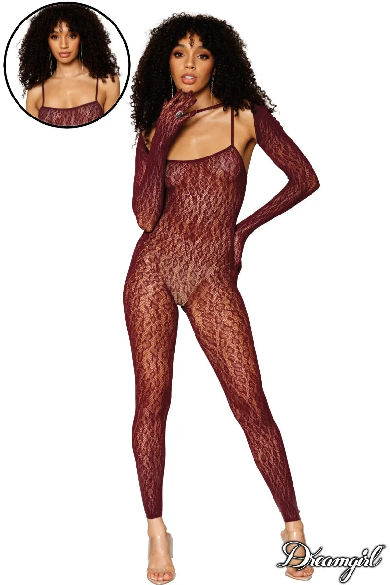 2PC Leopard Bodystocking