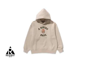 A Bathing Ape BAPE Relaxed Fit Rising Bape Hoodie Ivory