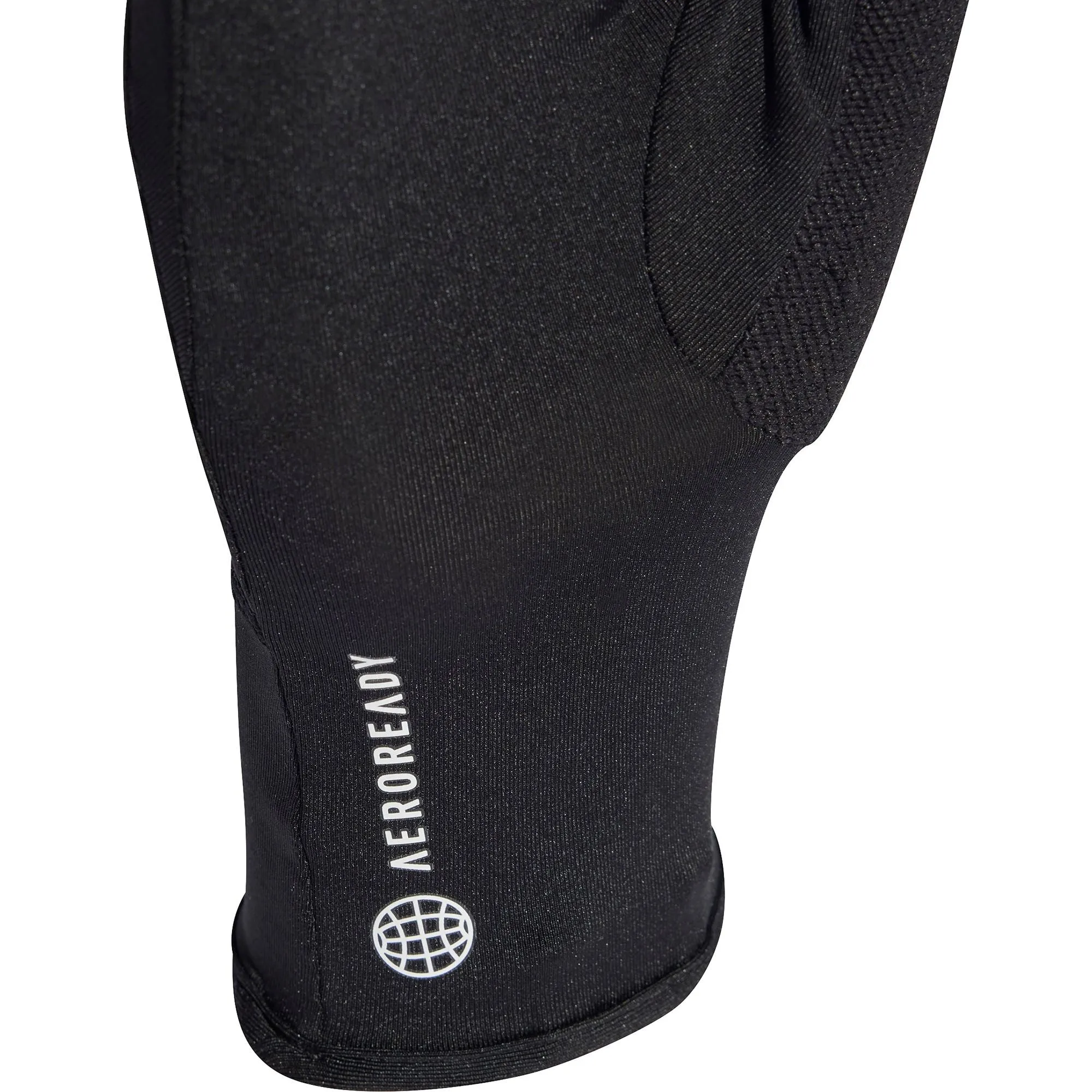 adidas AeroReady Running Gloves - Black