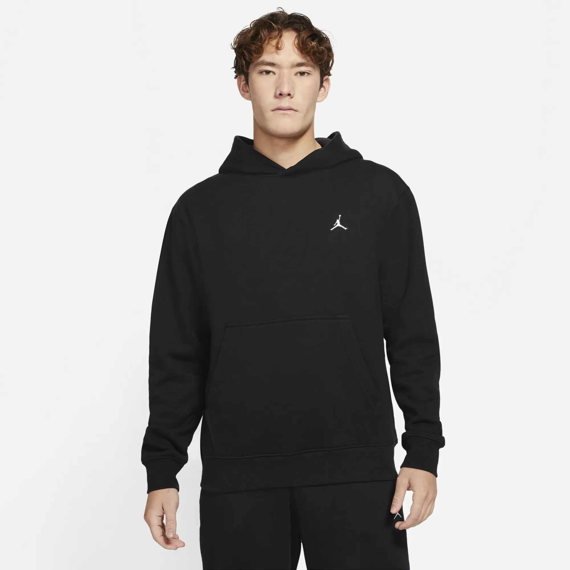 Air Jordan Mens Fleece Pullover Hoodie Black