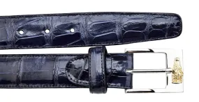 Alligator Belt- Navy