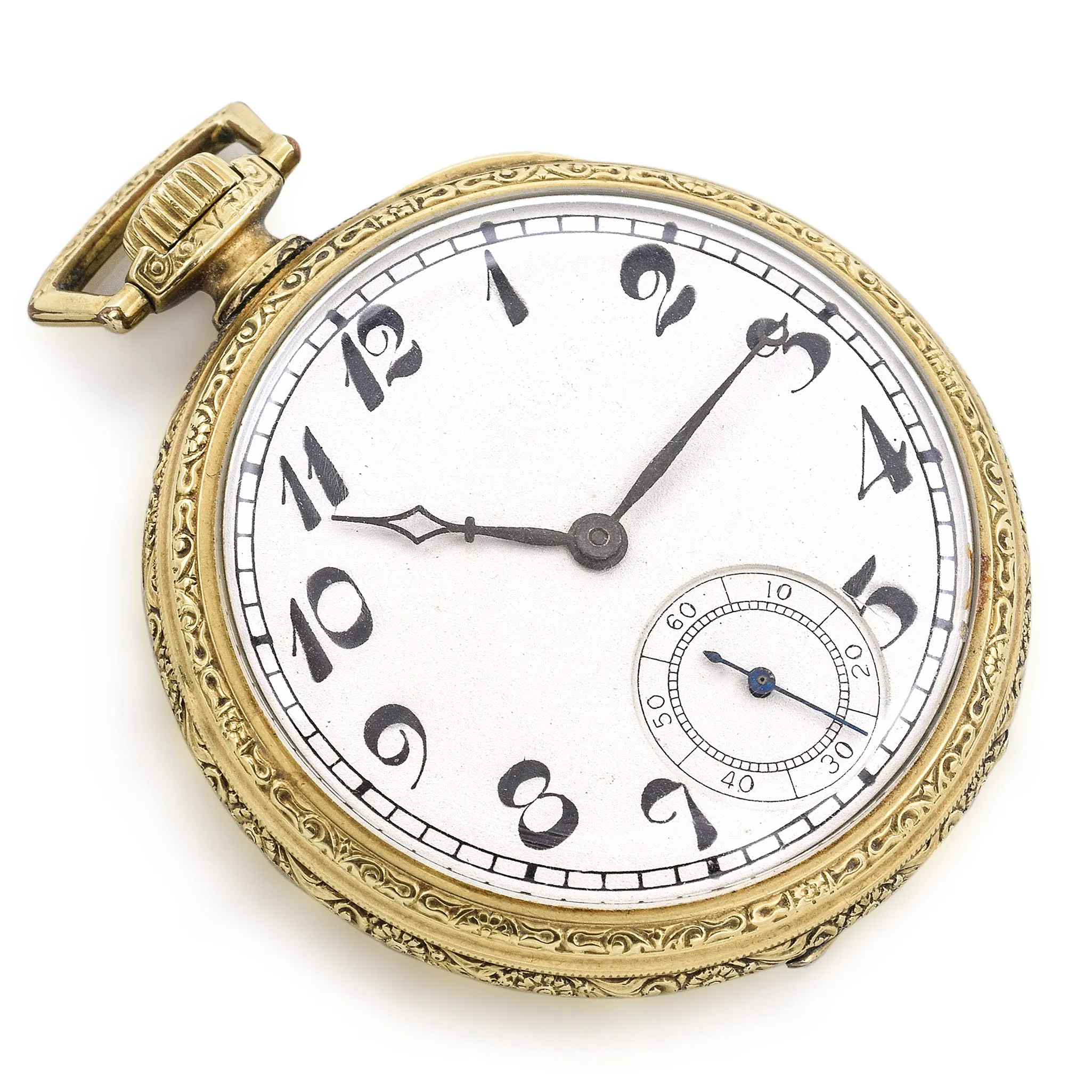 Antique 1925 14K Gold Filled South Bend Studebaker Pocket Watch