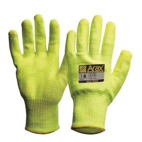 Arax® Gold Hi-Vis Yellow With Hi-Vis Yellow PU Palm