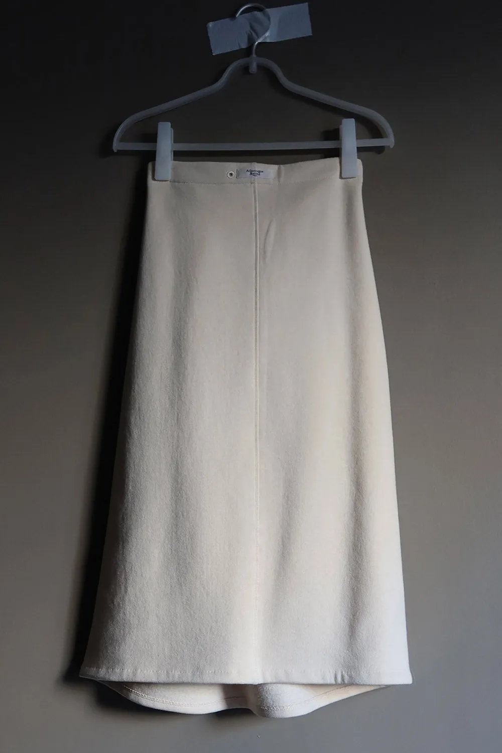 Atlantique Ascoli - Gathered Sweatskirt in Cream