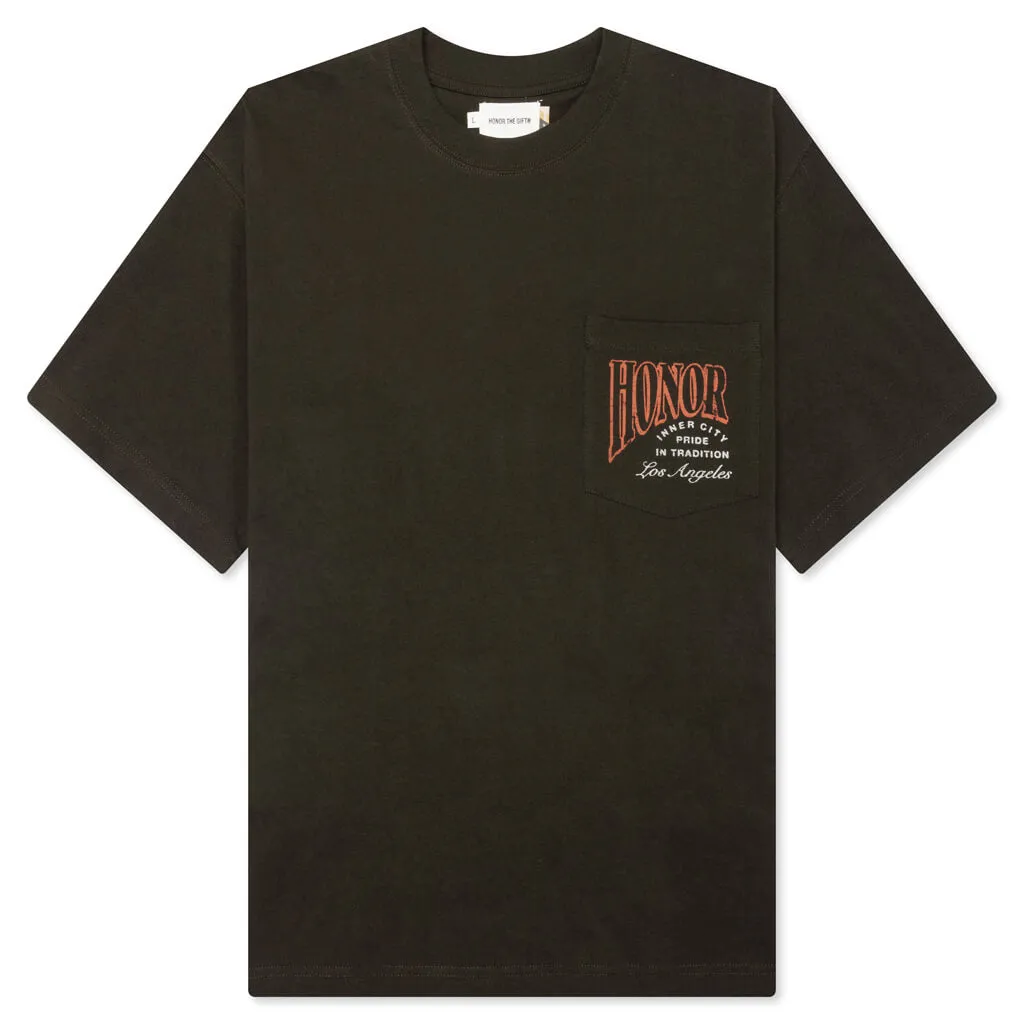 B-Summer HTG Cigar Label Short Sleeve Tee - Black