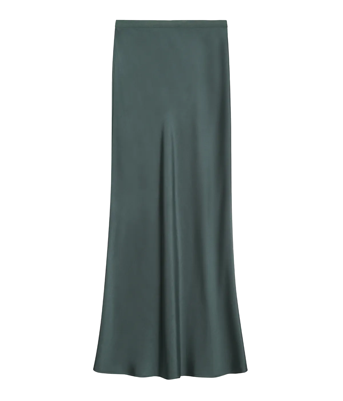 Bar Silk Skirt in Green