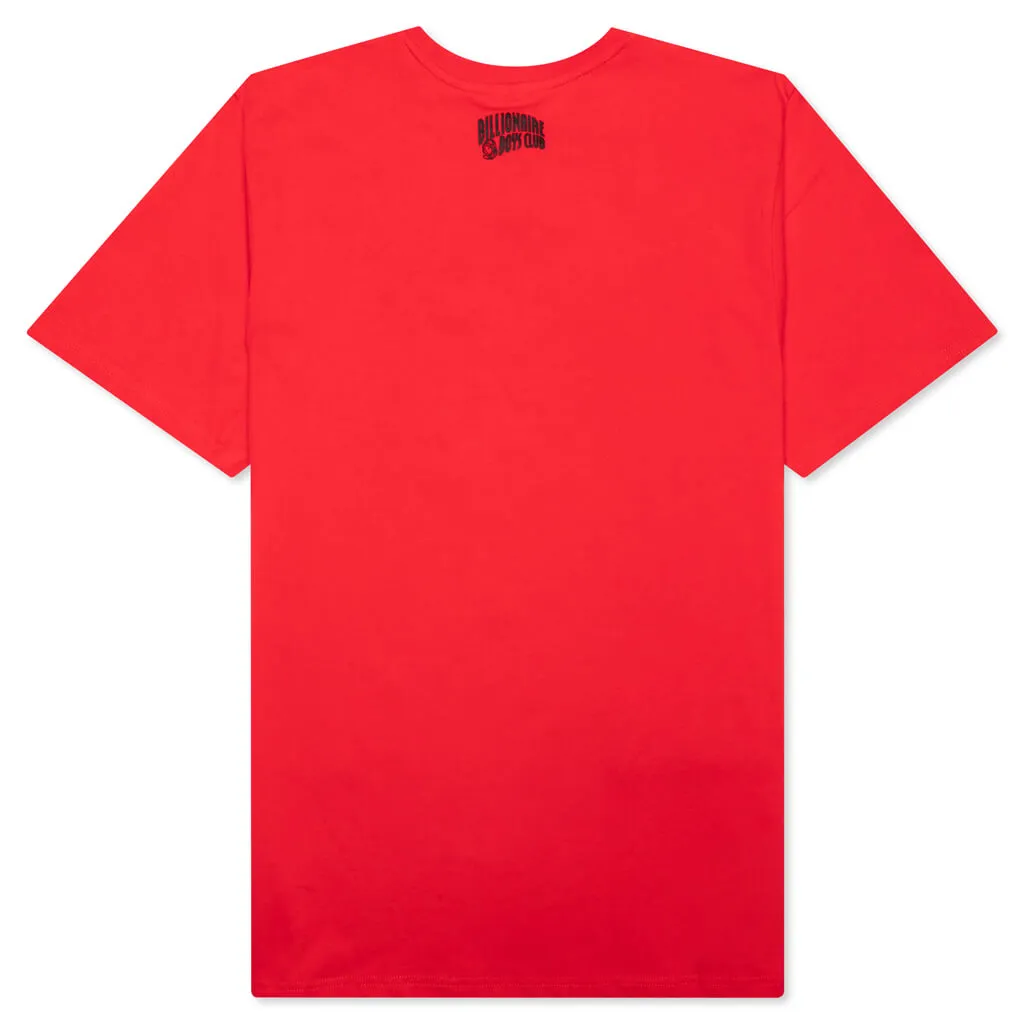 BB Scribbled S/S Tee - Red