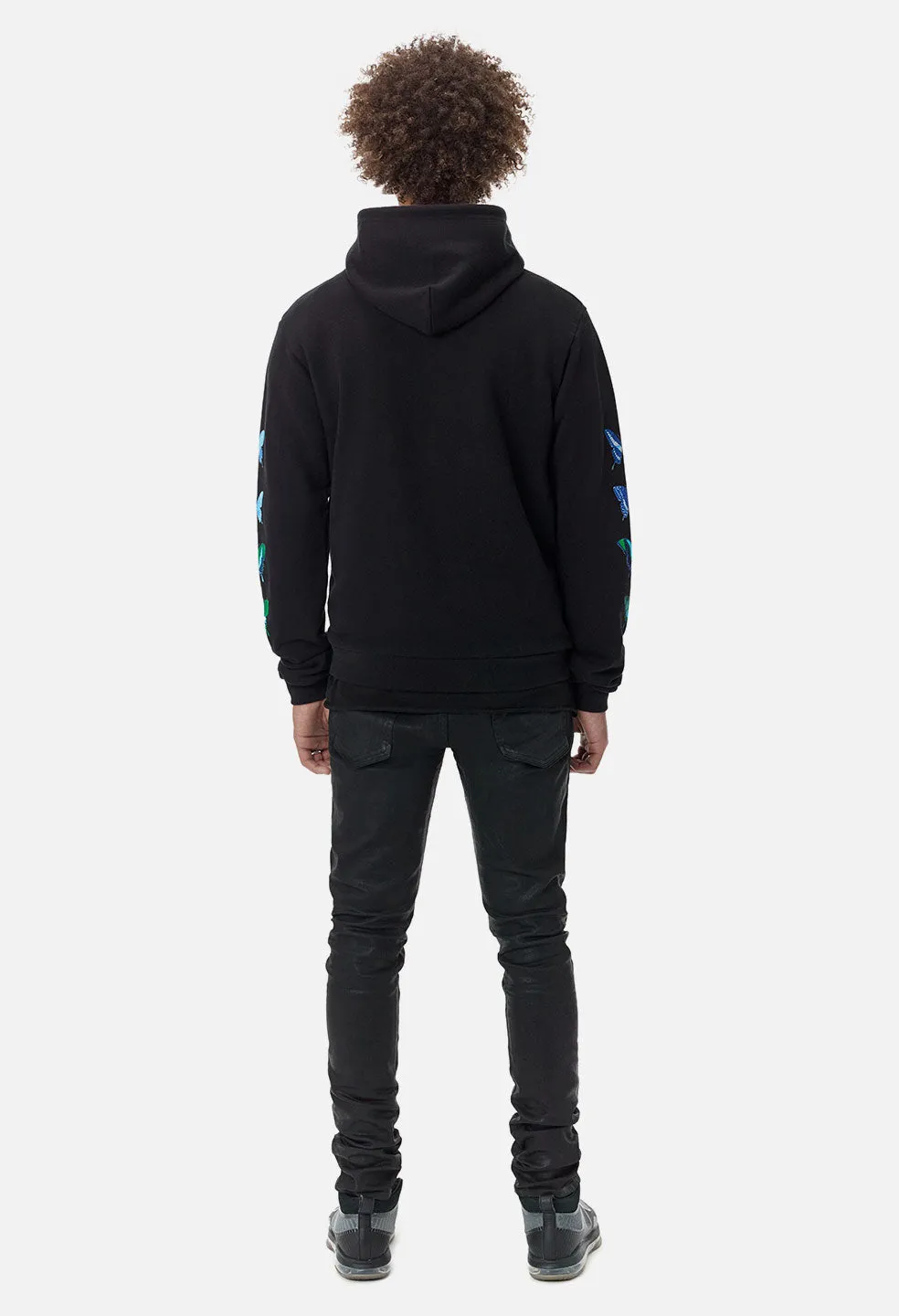 Beach Hoodie / Mariposa Black