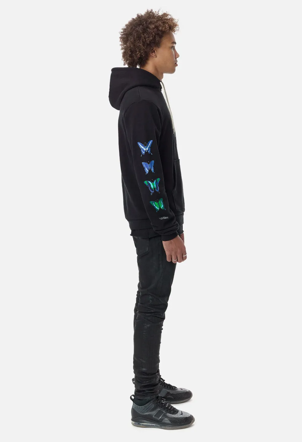 Beach Hoodie / Mariposa Black