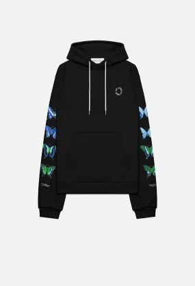 Beach Hoodie / Mariposa Black