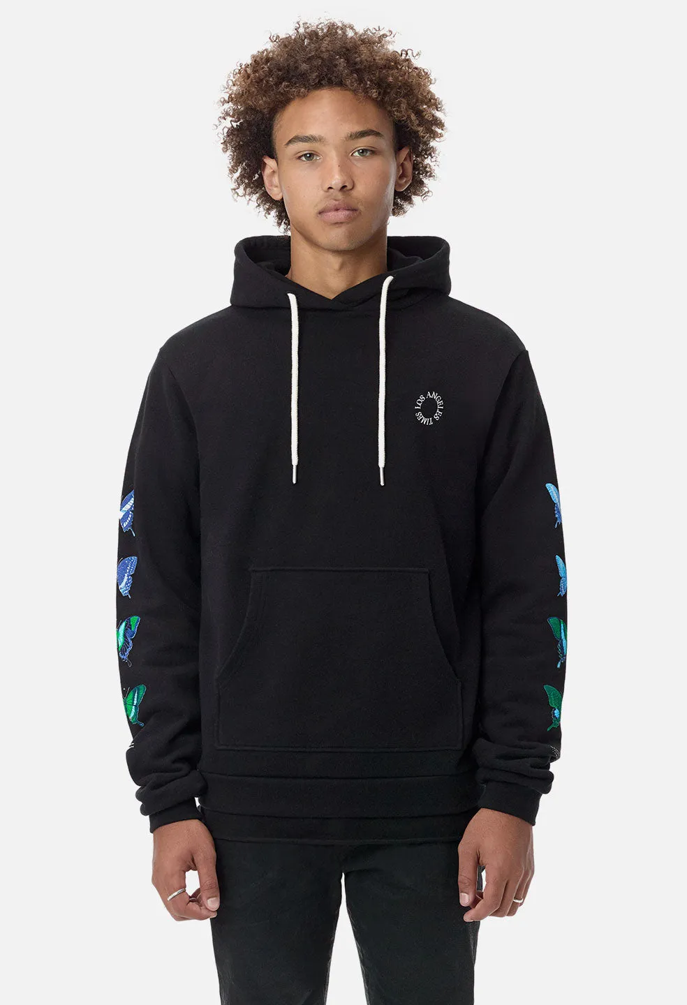 Beach Hoodie / Mariposa Black