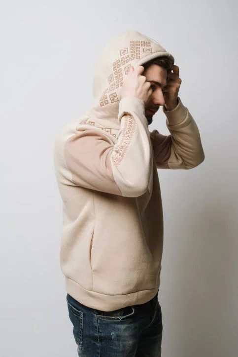 Beige Unisex Hoodie