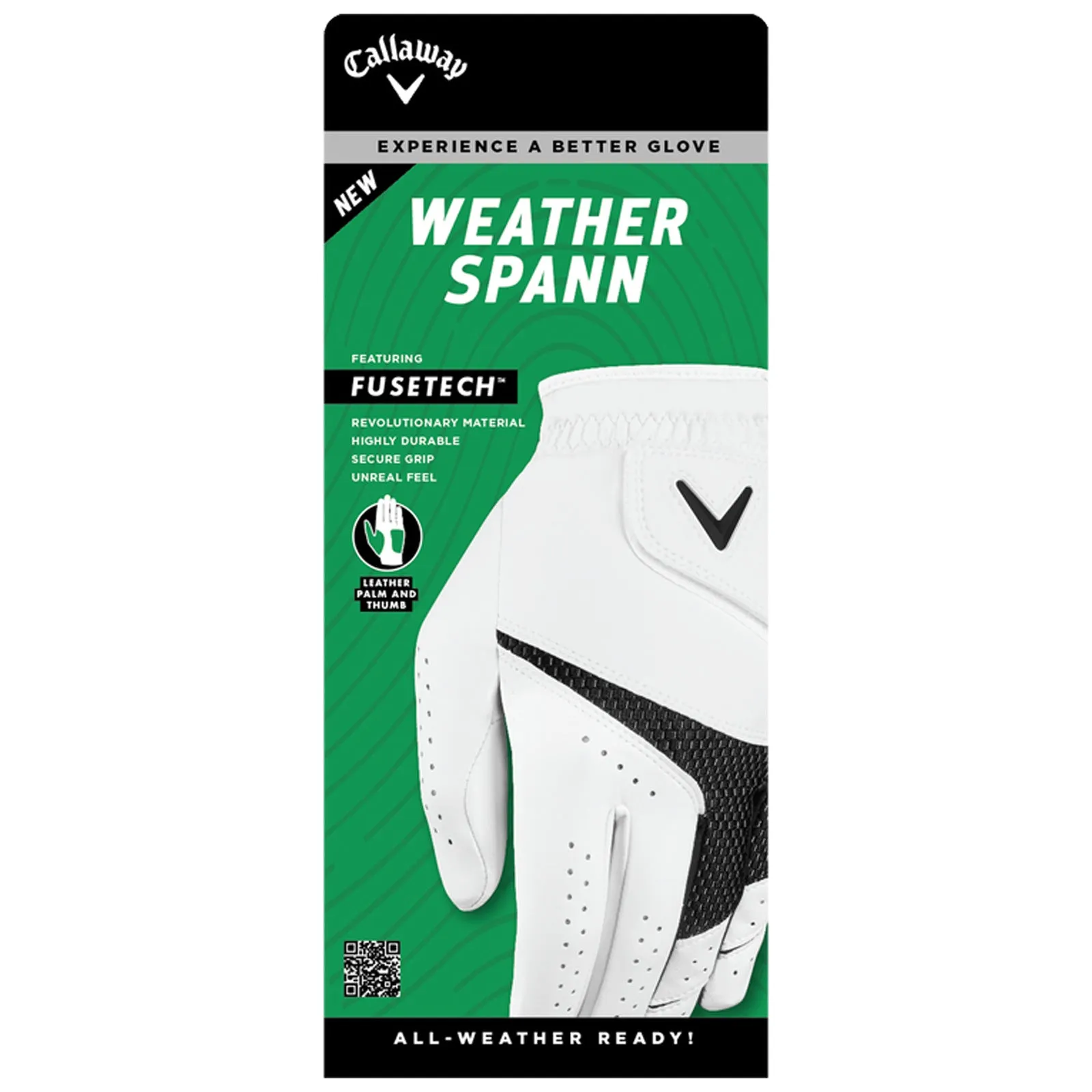 Callaway Mens Weather Spann RIGHT Hand Glove