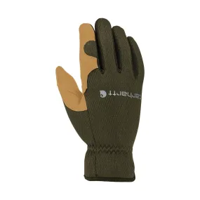 Carhartt Women's High Dexterity Open Cuff Gloves - Basil-Barley