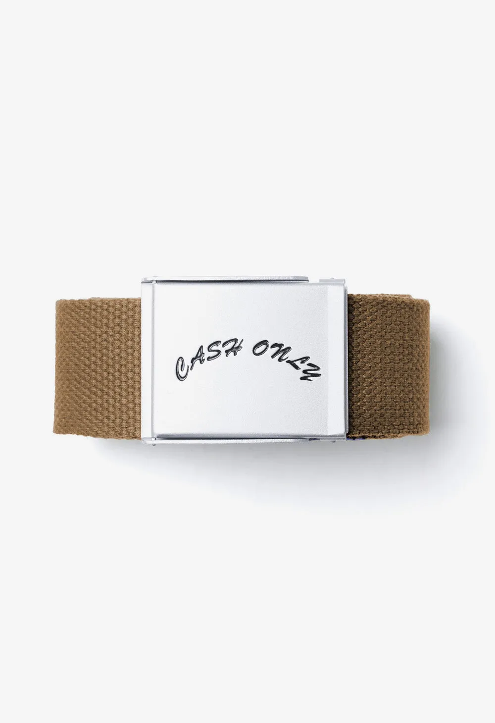 CASH ONLY Logo Web Belt