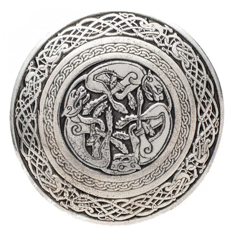 Celtic Dog Kilt Buckle