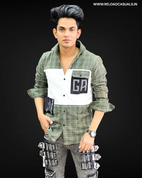 Checks GR Patch Shirt