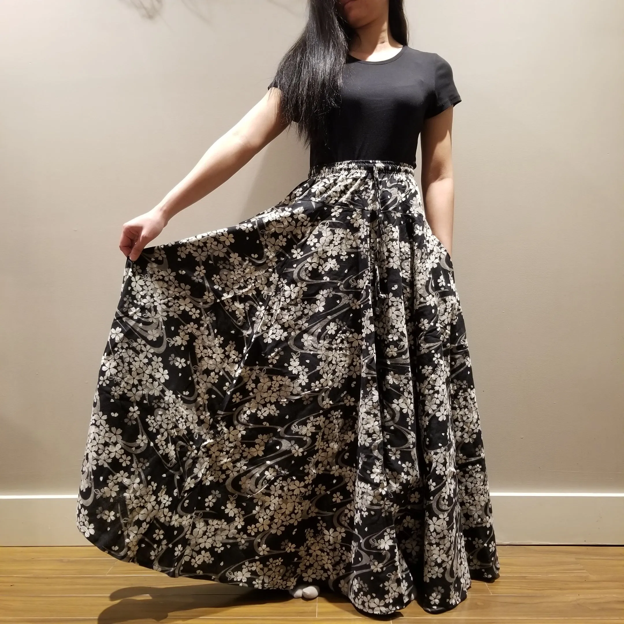 Cherry Blossom Long Skirts