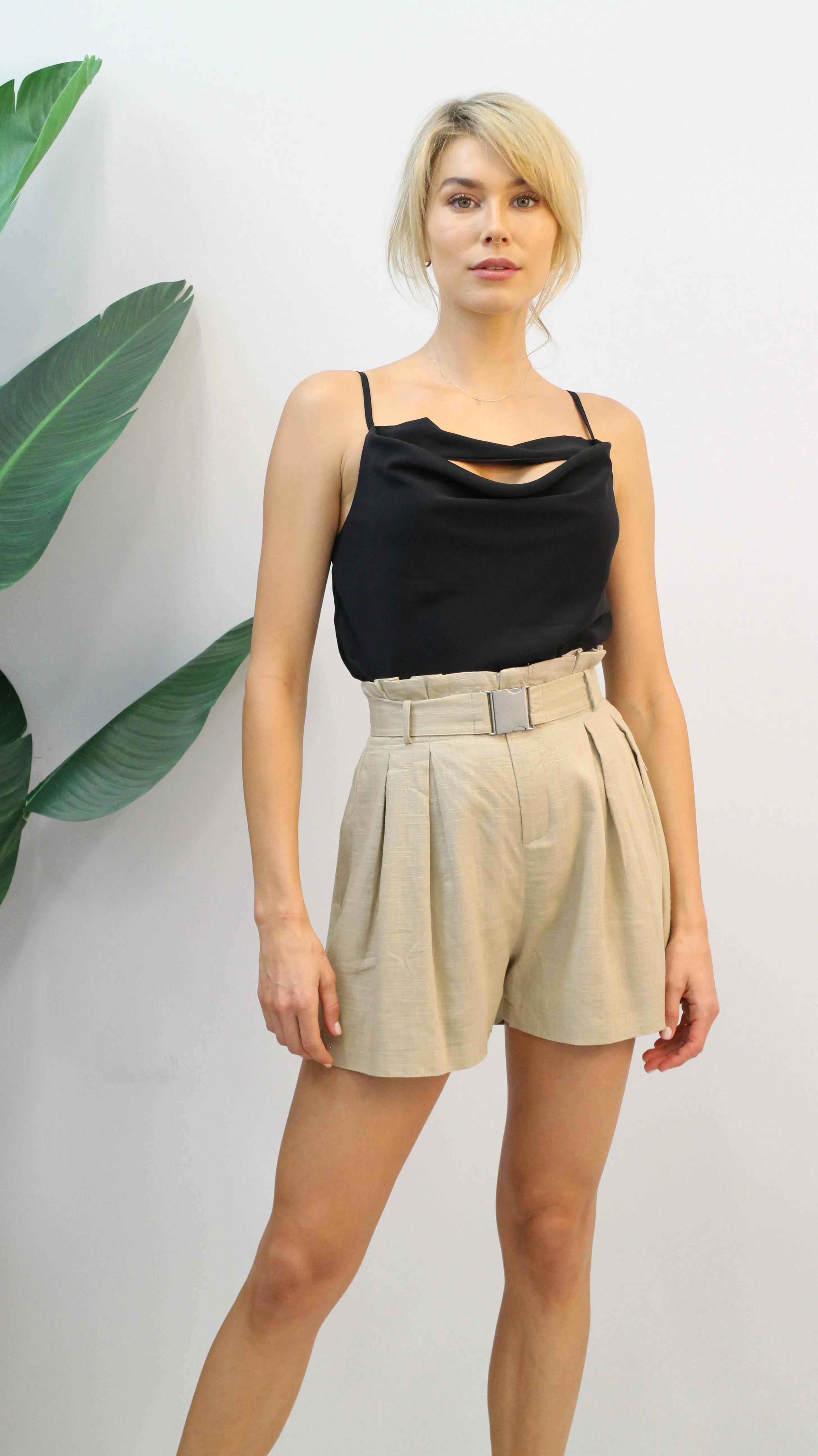 Coella Linen Shorts