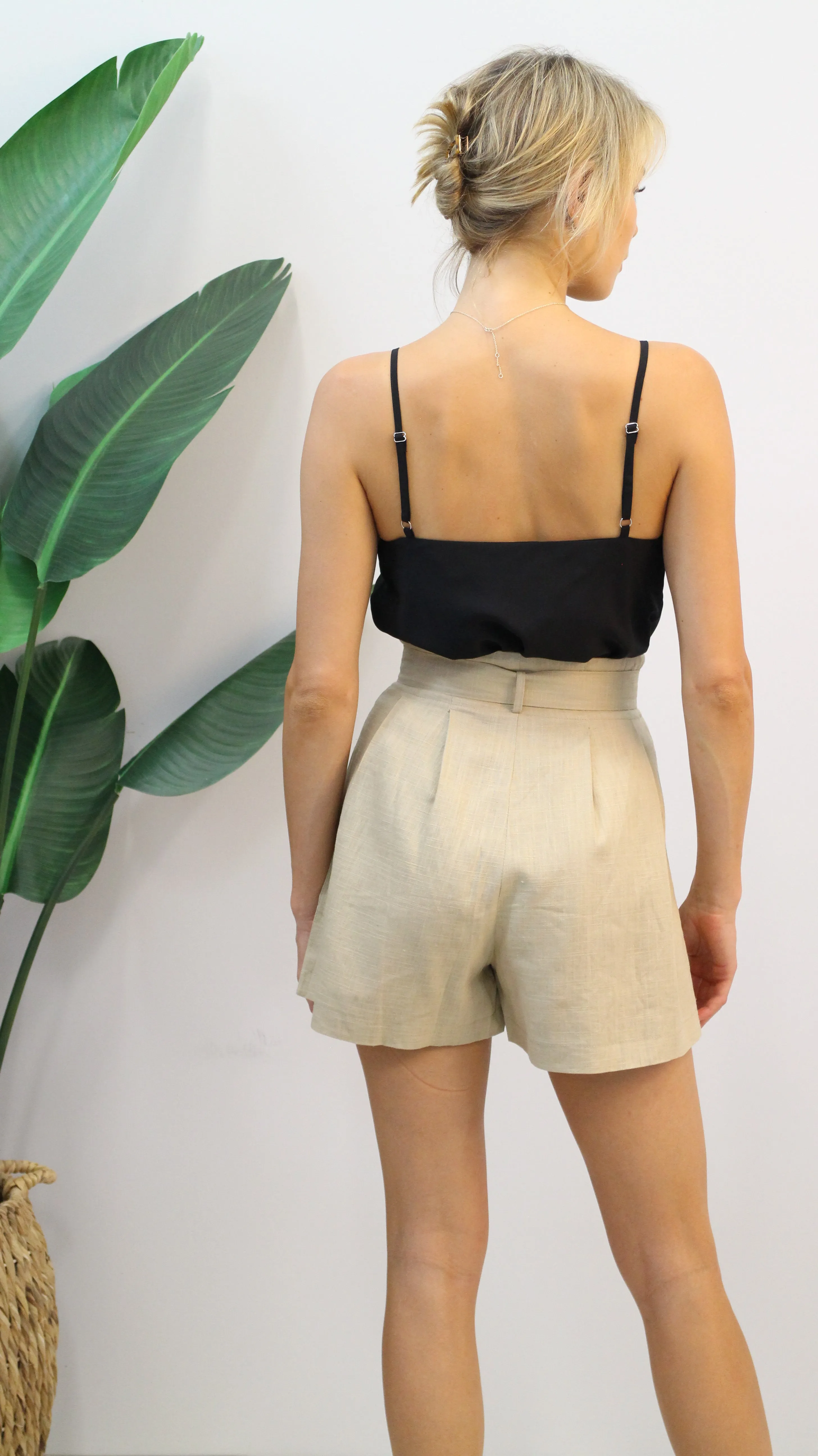 Coella Linen Shorts