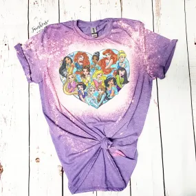 Colorful Watercolor Princess Shirt