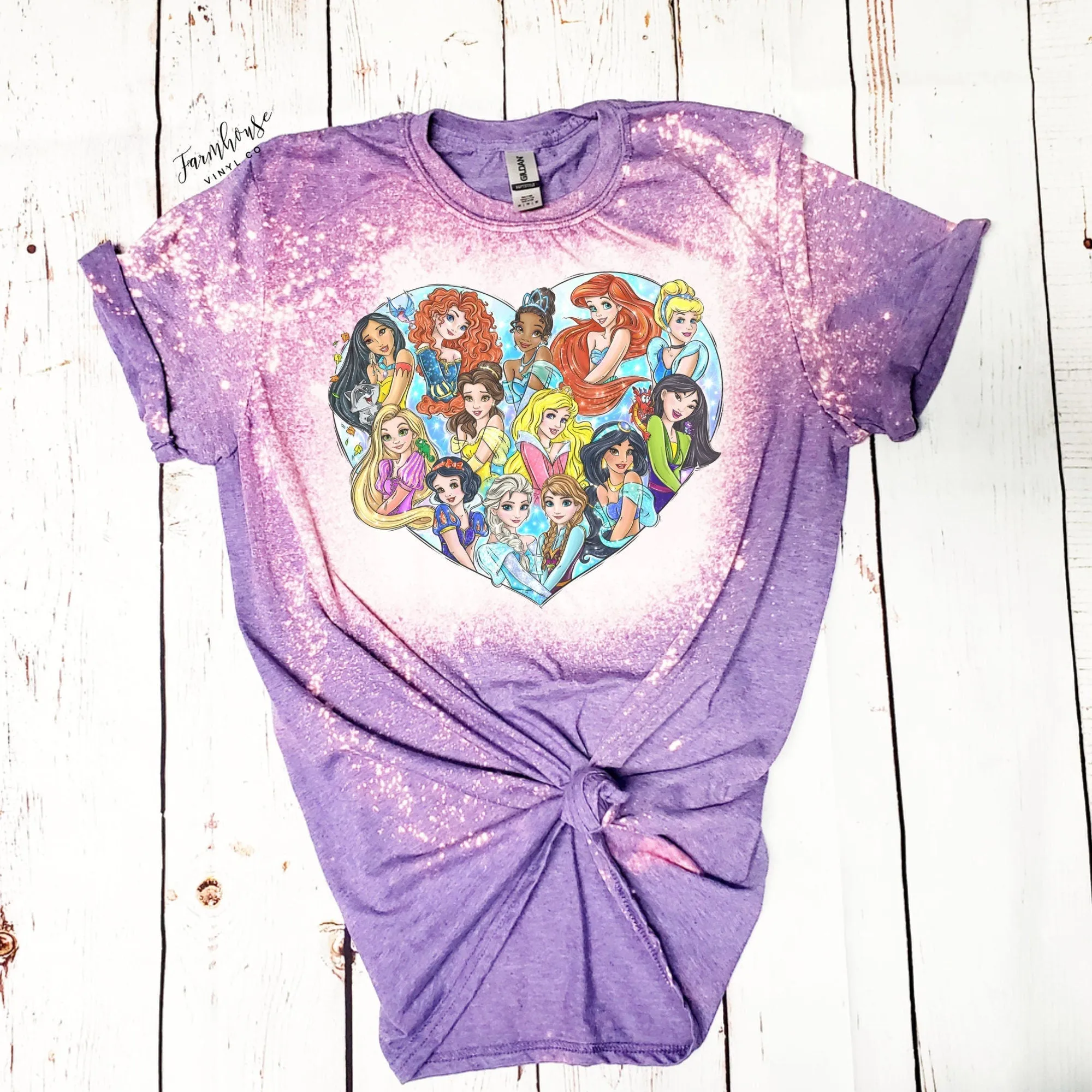 Colorful Watercolor Princess Shirt