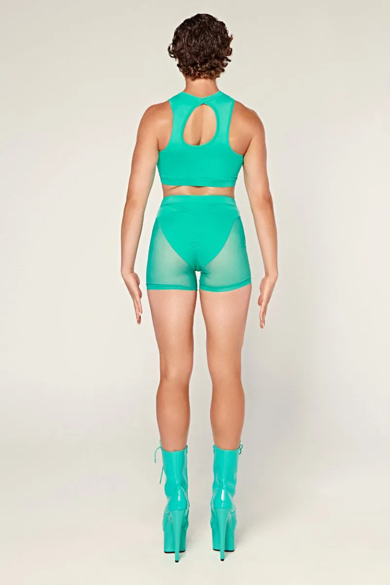 CXIX Dollhaus Sports Bra - Aqua