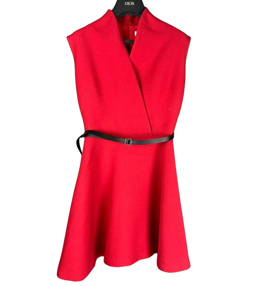 DIOR - Dress red size 34 FR