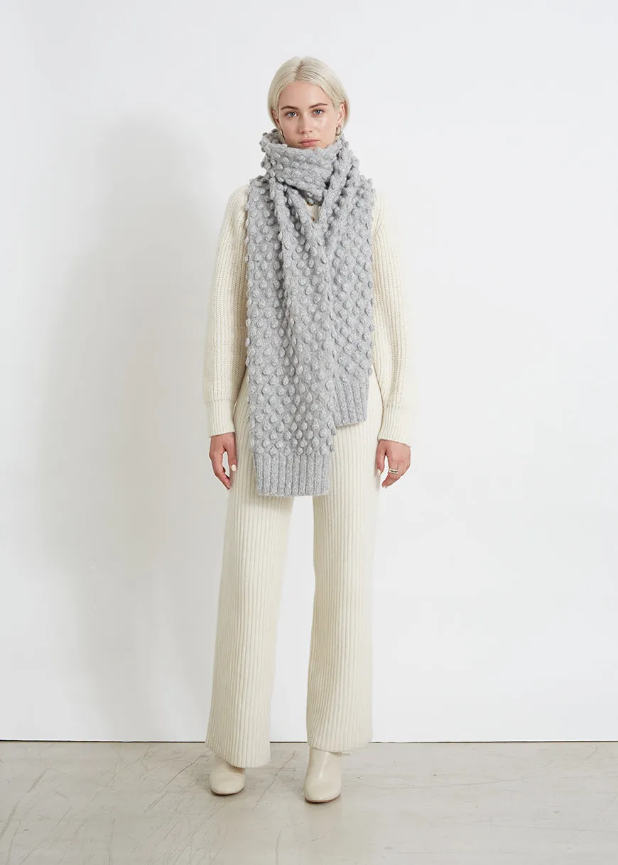 ELSA SCARF | PALE GREY MELANGE