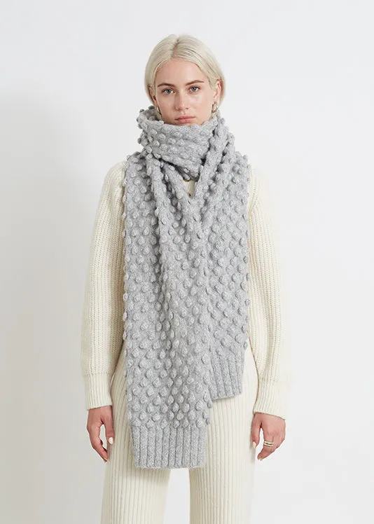 ELSA SCARF | PALE GREY MELANGE