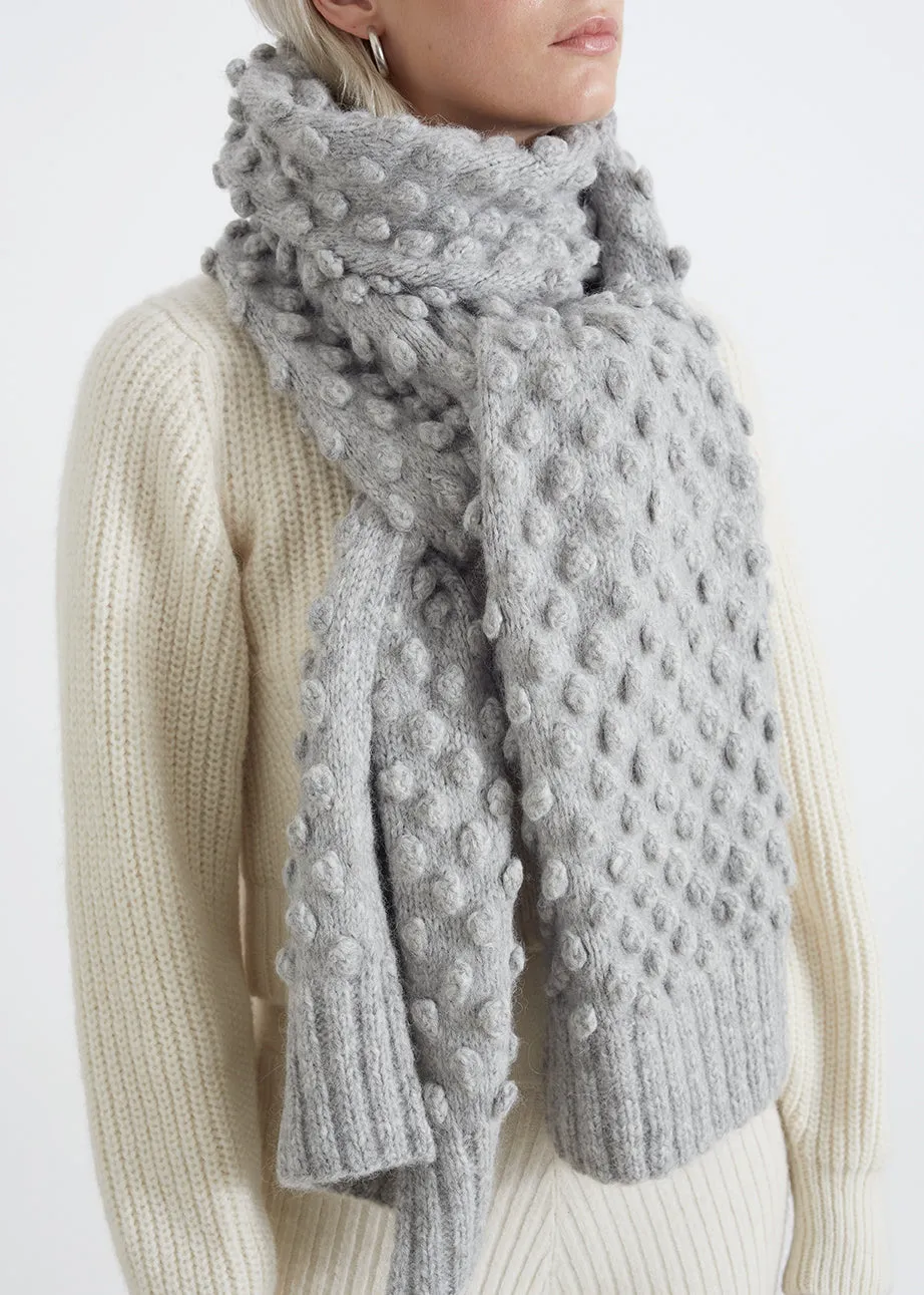 ELSA SCARF | PALE GREY MELANGE