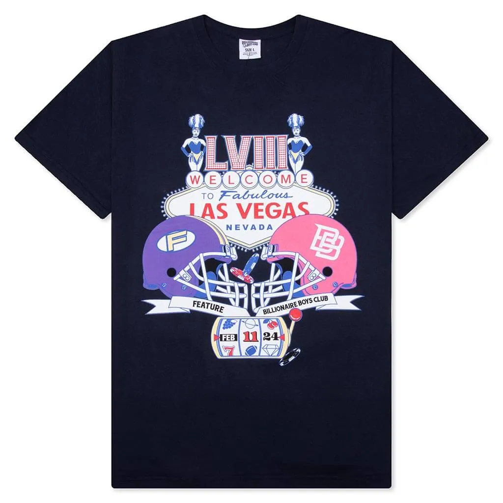 Feature x Billionaire Boys Club Viva Short Sleeve Tee - Navy