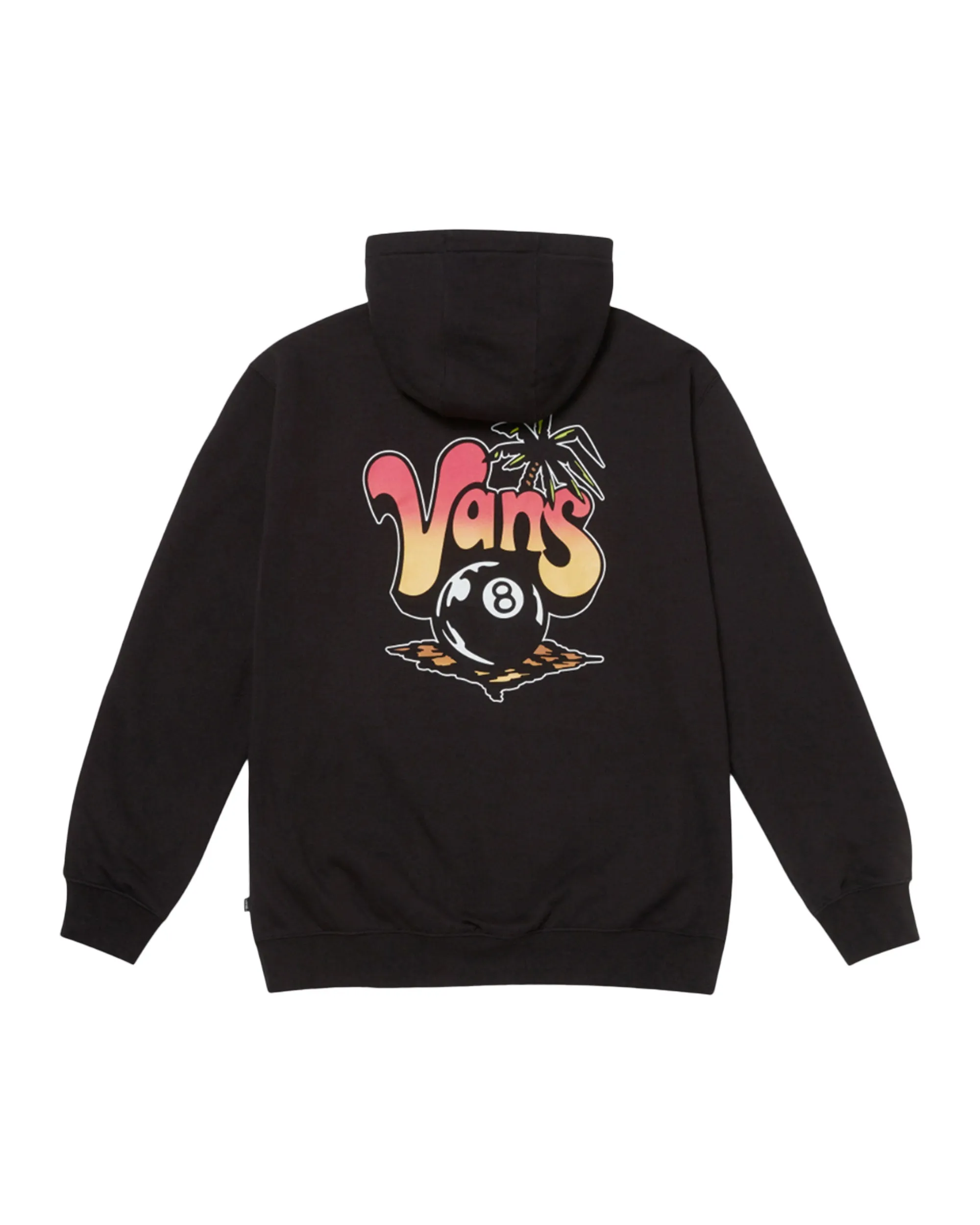 Felpa Uomo Vans 8 Ball Po Hoodie Nero