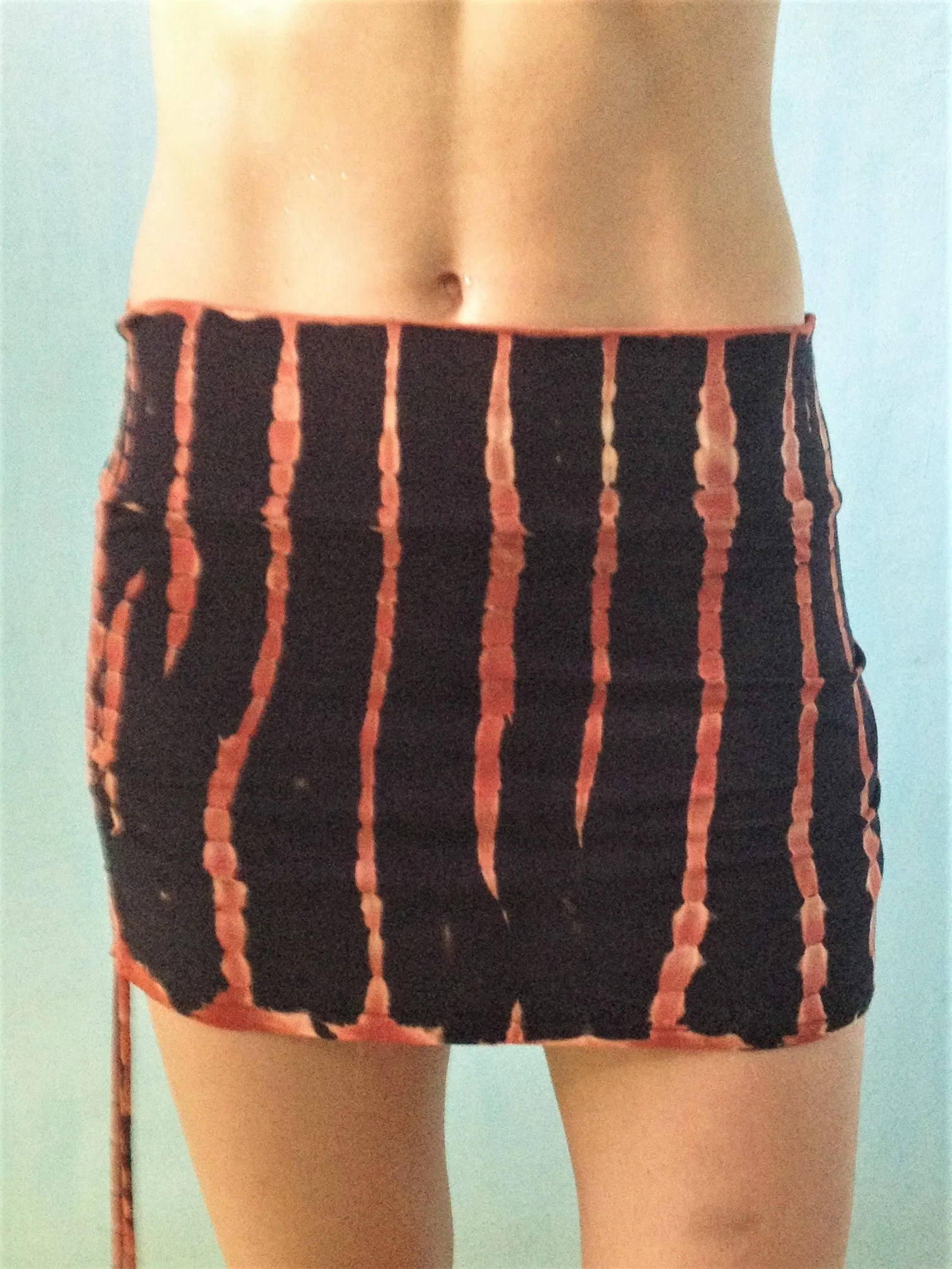 Fire Tie Dye Cinch Skirt