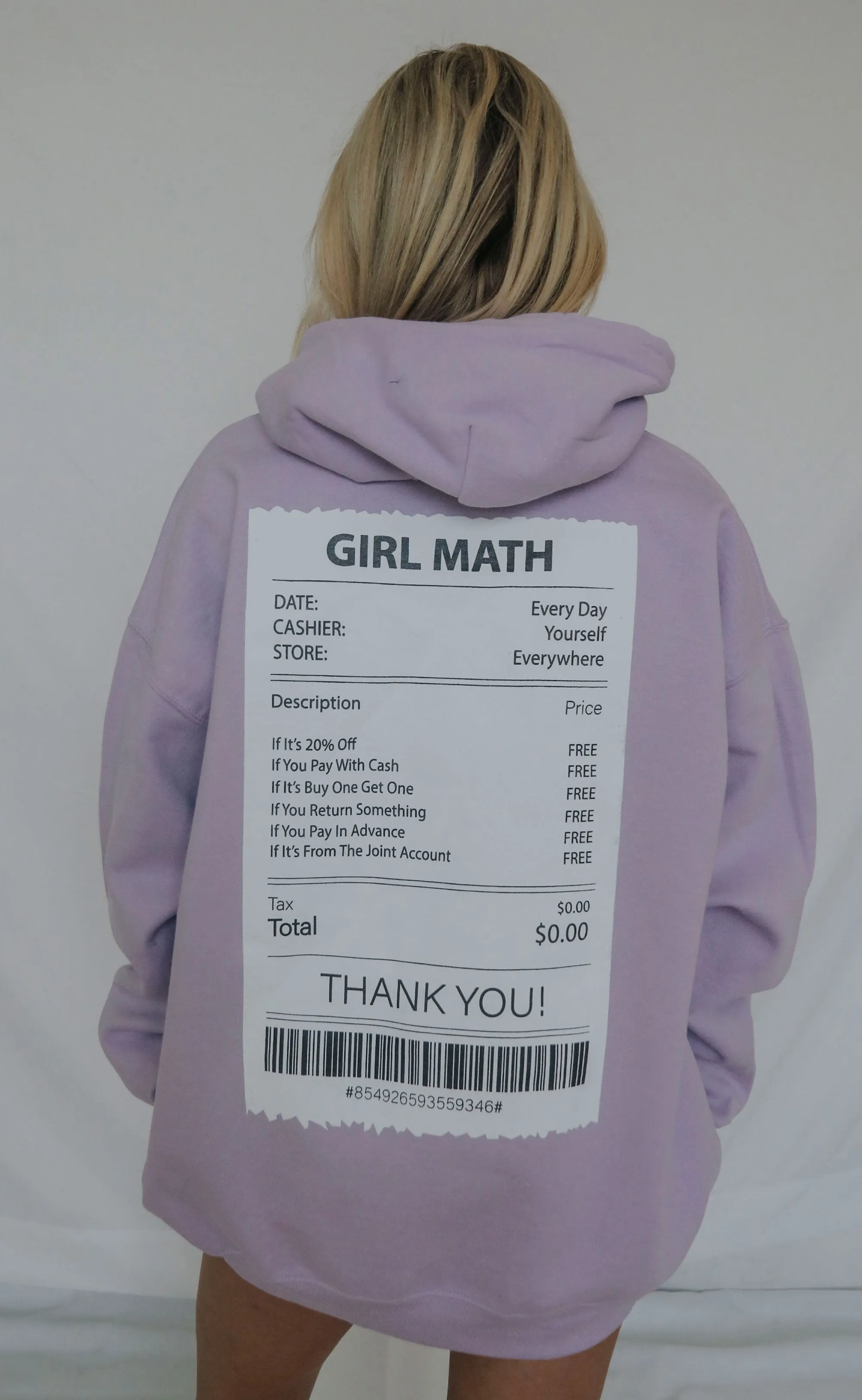 friday   saturday: girl math hoodie