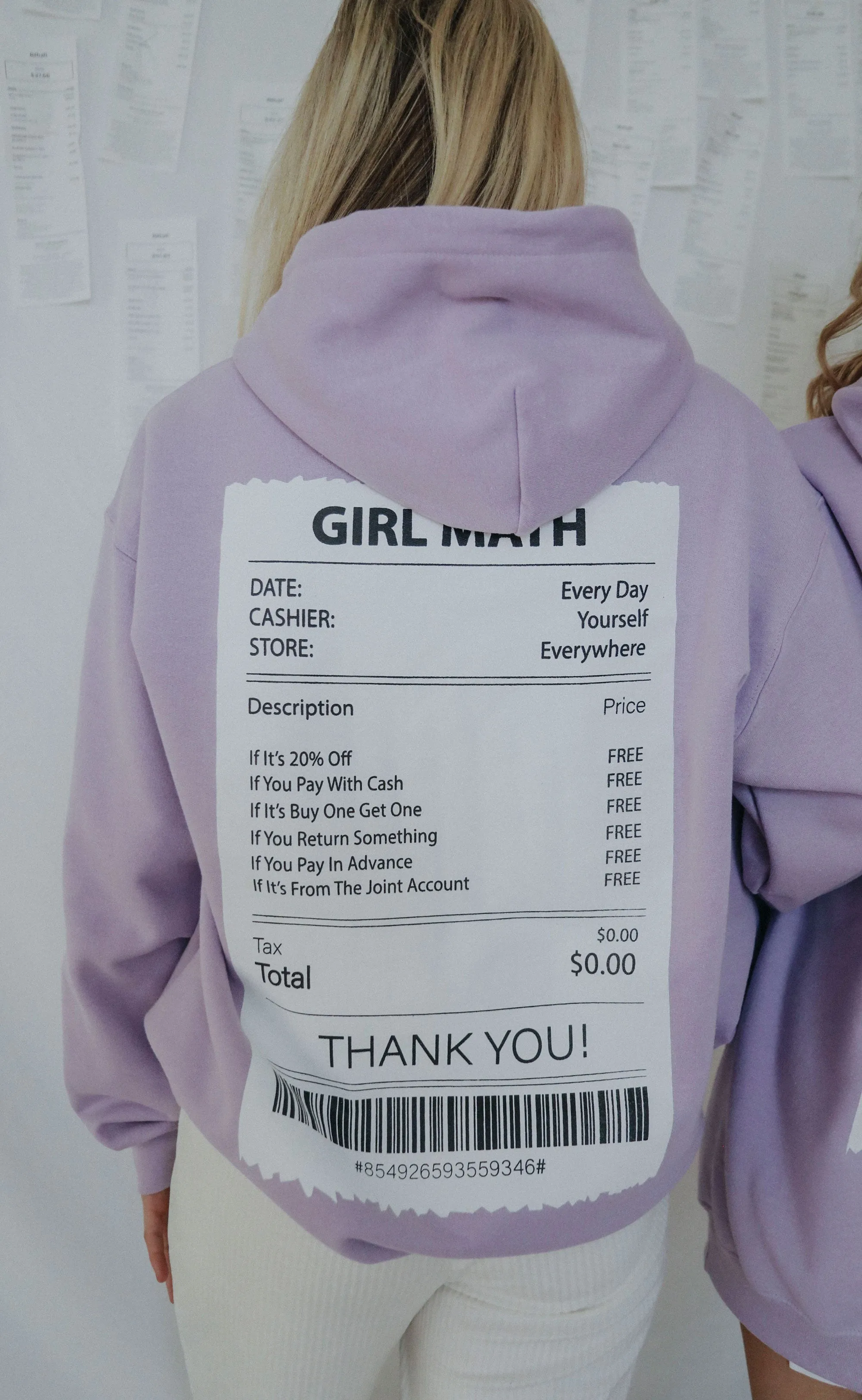 friday   saturday: girl math hoodie