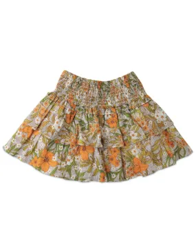 GINGERSNAPS SS24 Girls Growing Together Floral Print Skirt