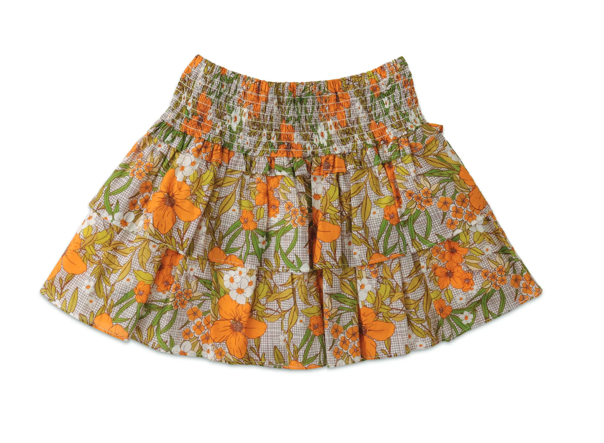 GINGERSNAPS SS24 Girls Growing Together Floral Print Skirt