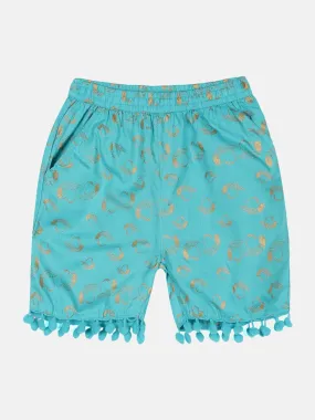 Girls AOP Print Shorts