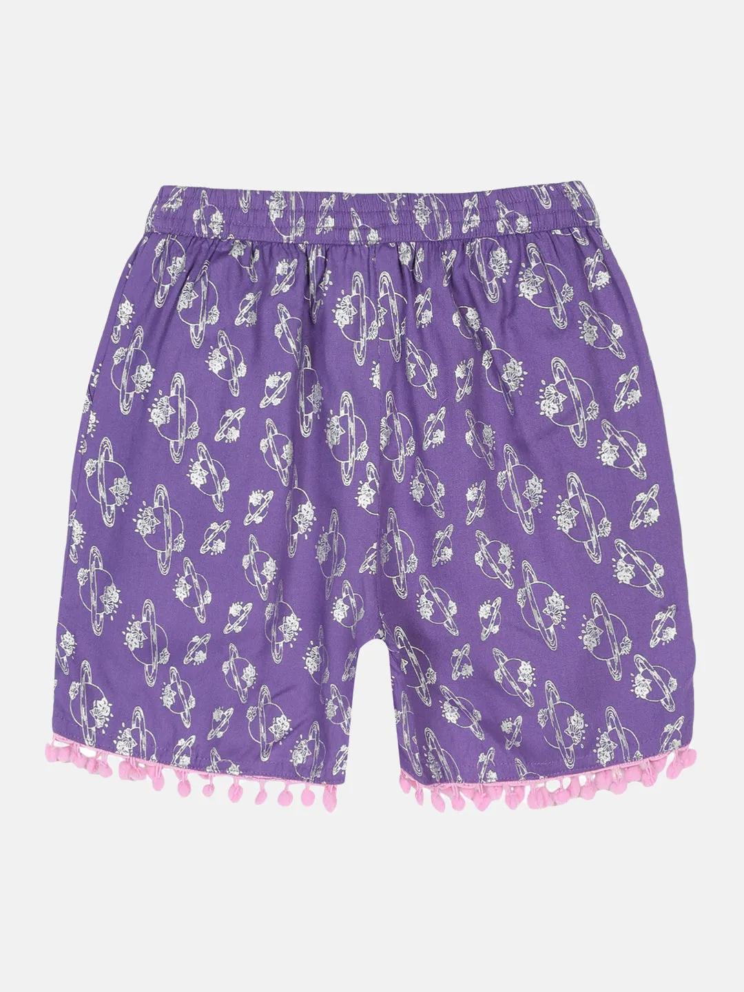 Girls AOP Print Shorts