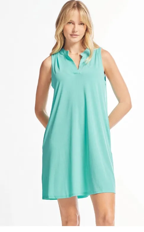 Greatest of Times Tank Dress - Neon Blue