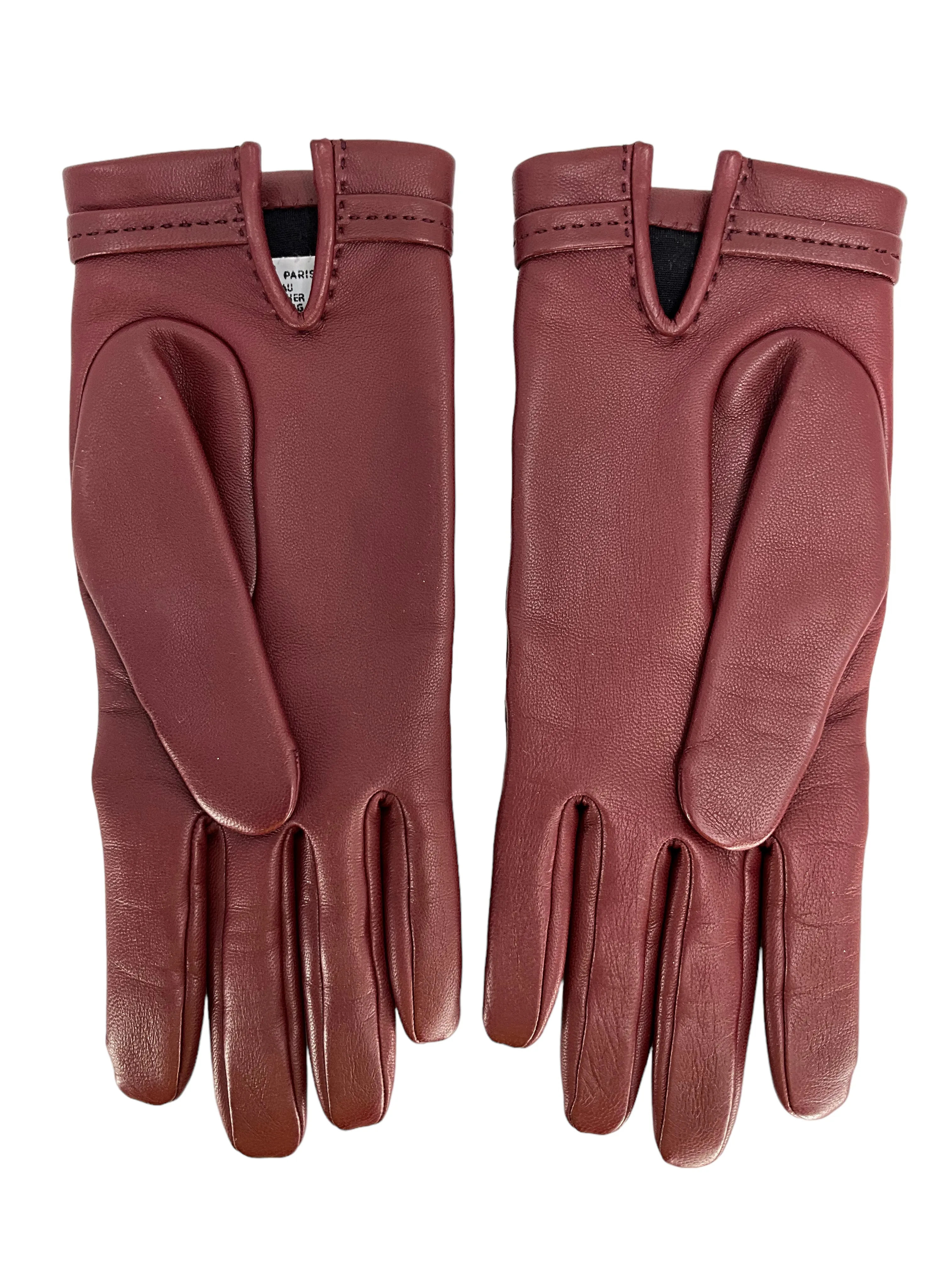 Hermes Lambskin Dream Love Gloves Size 7.5