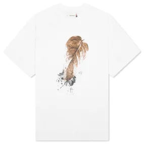 HTG Leaf S/S Tee - White