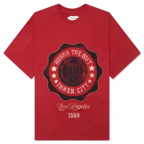 HTG Seal Logo Tee - Brick