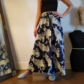 Indigo Sakura Koi Medium Length Skirts