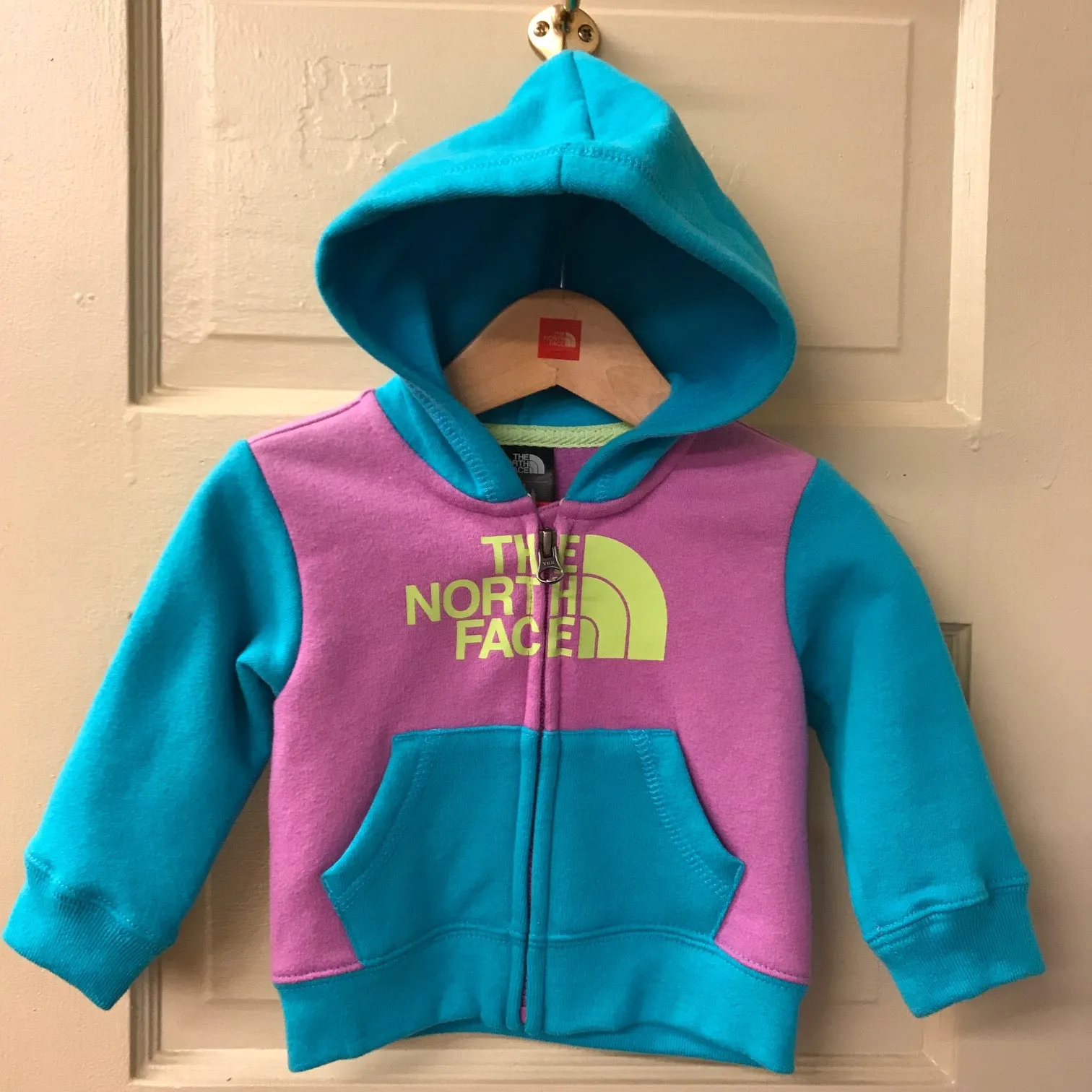 Infants' The North Face | Logowear Full Zip Hoodie | Sweet Violet