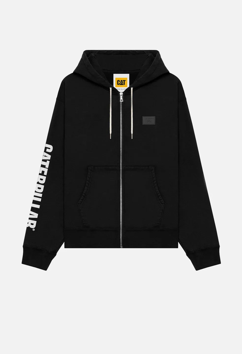 JE X CAT Reflect Replica Full Zip Hoodie / Black