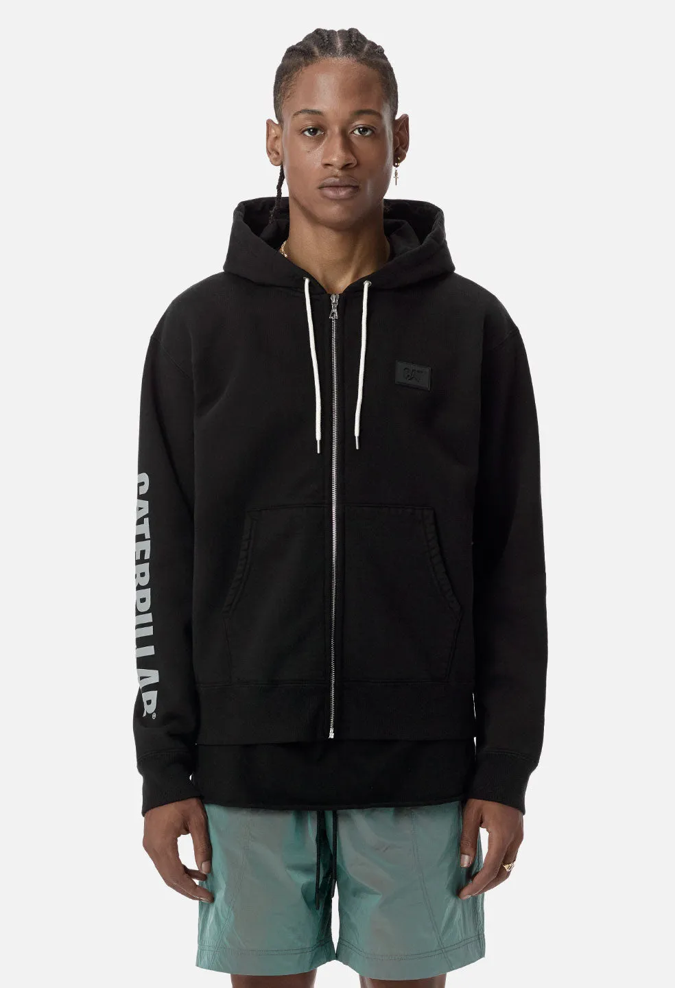 JE X CAT Reflect Replica Full Zip Hoodie / Black