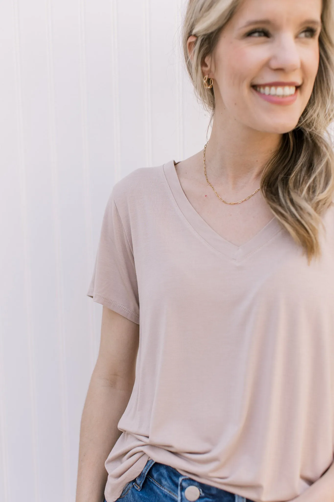 Light Taupe Tee